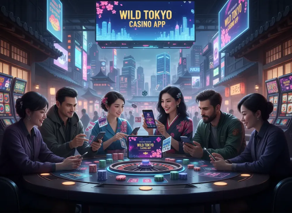 Wild tokyo casino app para dispositivos móveis